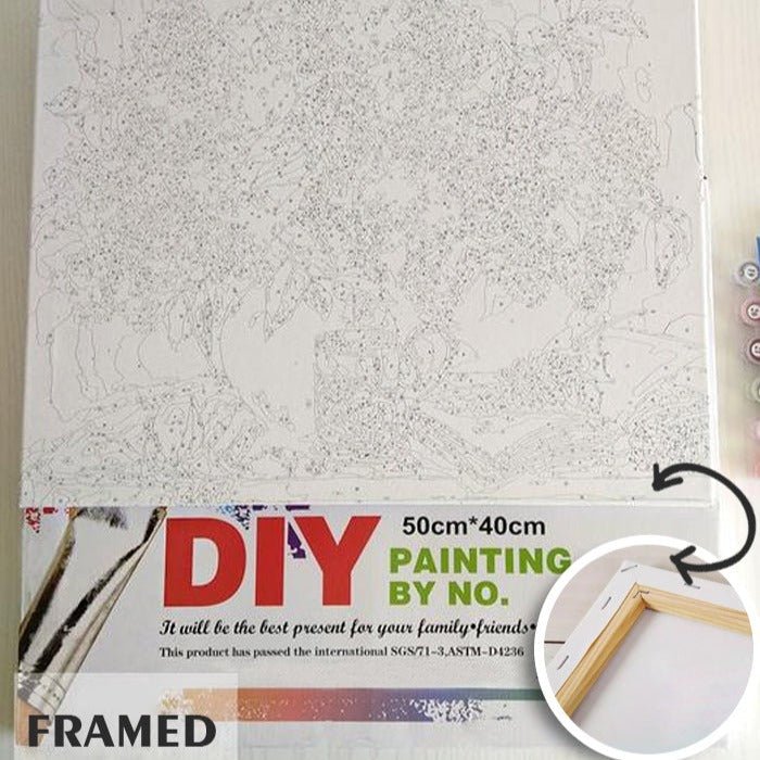 ArtVibe™ DIY Painting By Numbers - Flower (16"x20" / 40x50cm) - ArtVibe Paint by Numbers