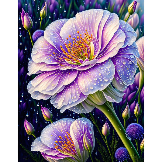 ArtVibe™ Dewy Lisianthus Collection (EXCLUSIVE) - Luminary (16"x20"/40x50cm) - ArtVibe Paint by Numbers