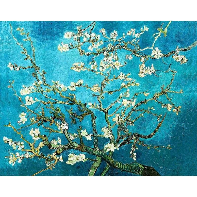 ArtVibe™ DIY Painting By Numbers - Almond blossom (16"x20" / 40x50cm) - ArtVibe Paint by Numbers
