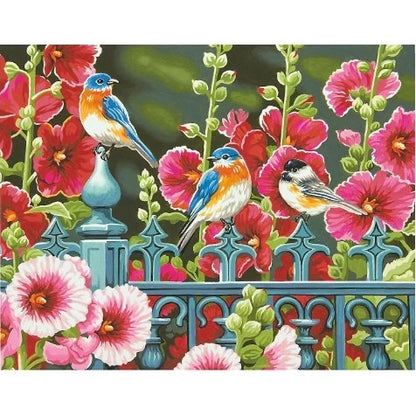 ArtVibe™ DIY Painting By Numbers - Birds (16"x20" / 40x50cm) - ArtVibe Paint by Numbers