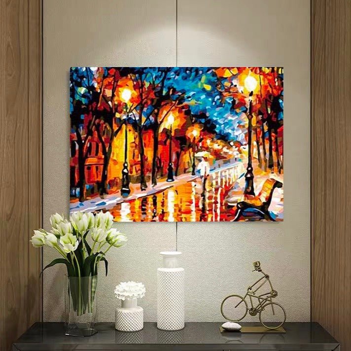 ArtVibe™ DIY Painting By Numbers - City Street (16"x20" / 40x50cm) - ArtVibe Paint by Numbers