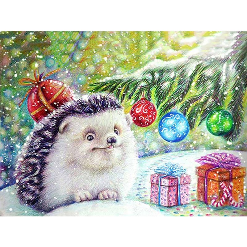 ArtVibe™ DIY Painting By Numbers - Cute Hedgehog(16"x20" / 40x50cm) - ArtVibe Paint by Numbers