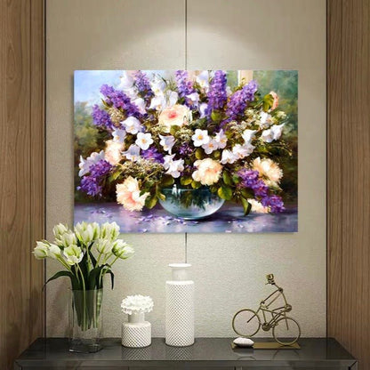 ArtVibe™ DIY Painting By Numbers - Flower (16"x20" / 40x50cm) - ArtVibe Paint by Numbers