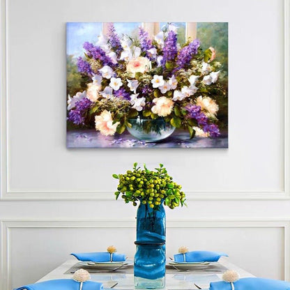ArtVibe™ DIY Painting By Numbers - Flower (16"x20" / 40x50cm) - ArtVibe Paint by Numbers