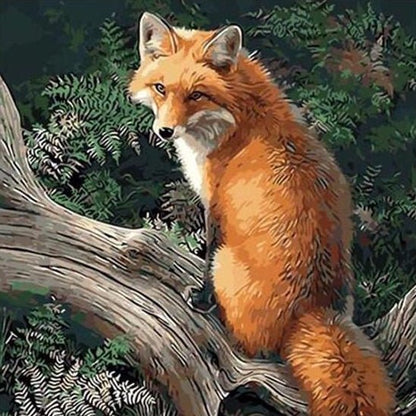 ArtVibe™ DIY Painting By Numbers - Fox (16"x20" / 40x50cm) - ArtVibe Paint by Numbers