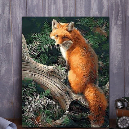 ArtVibe™ DIY Painting By Numbers - Fox (16"x20" / 40x50cm) - ArtVibe Paint by Numbers