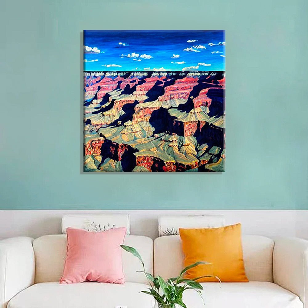 ArtVibe™ DIY Painting By Numbers - Grand Canyon Vista (20"x20" / 50x50cm) - ArtVibe Paint by Numbers