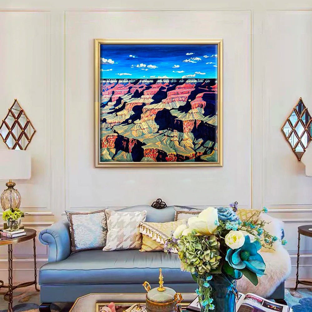 ArtVibe™ DIY Painting By Numbers - Grand Canyon Vista (20"x20" / 50x50cm) - ArtVibe Paint by Numbers