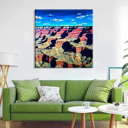 ArtVibe™ DIY Painting By Numbers - Grand Canyon Vista (20"x20" / 50x50cm) - ArtVibe Paint by Numbers