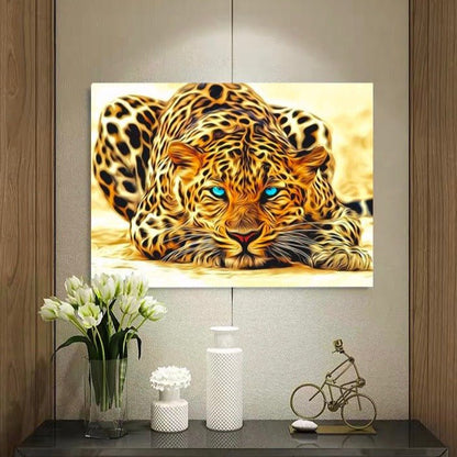 ArtVibe™ DIY Painting By Numbers - Leopard (16"x20" / 40x50cm) - ArtVibe Paint by Numbers