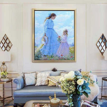 ArtVibe™ DIY Painting By Numbers - Mother and daughter (16"x20" / 40x50cm) - ArtVibe Paint by Numbers