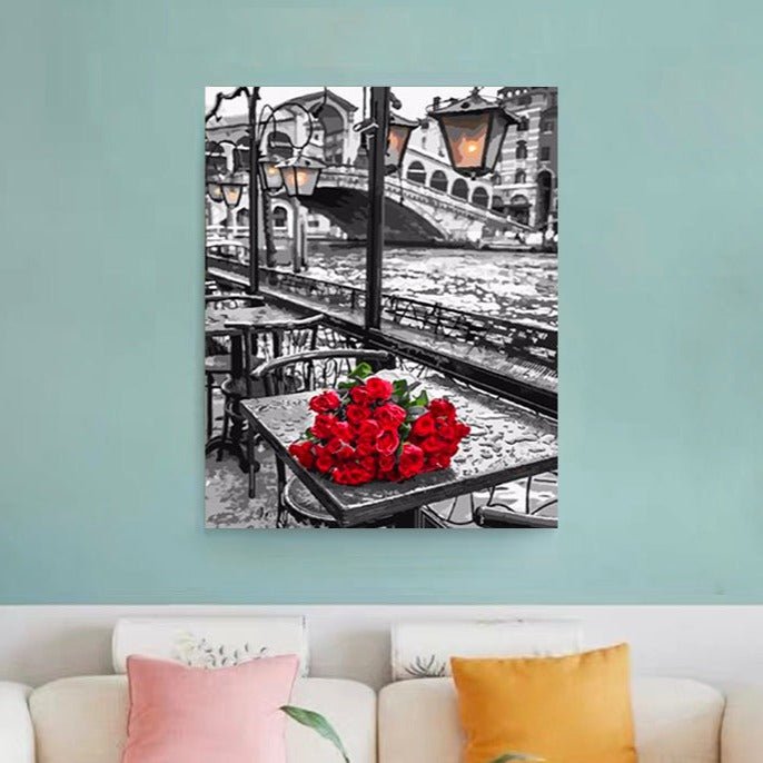 ArtVibe™ DIY Painting By Numbers - Red Roses (16x20 / 40x50cm)