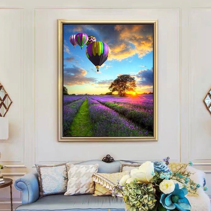 ArtVibe™ DIY Painting By Numbers - Romantic Balloon (16"x20" / 40x50cm) - ArtVibe Paint by Numbers