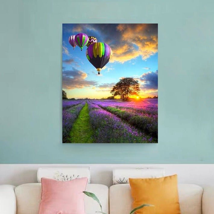 ArtVibe™ DIY Painting By Numbers - Romantic Balloon (16"x20" / 40x50cm) - ArtVibe Paint by Numbers