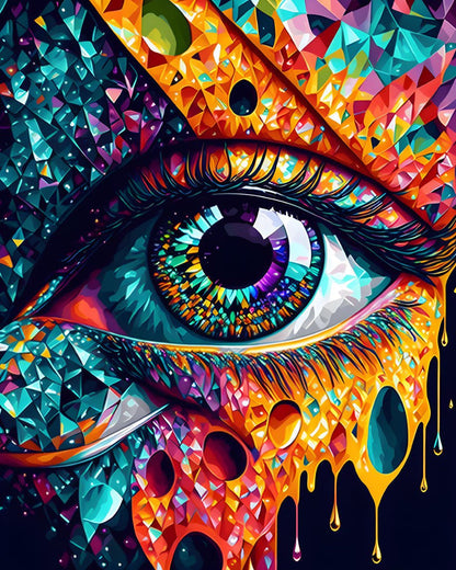 ArtVibe™ Mystical Eyes Collection (EXCLUSIVE) - Diamond Gaze (16"x20") - ArtVibe Paint by Numbers