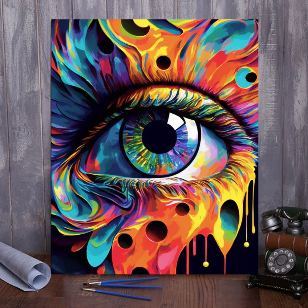 ArtVibe™ Mystical Eyes Collection (EXCLUSIVE) - Ebullience (16"x20") - ArtVibe Paint by Numbers