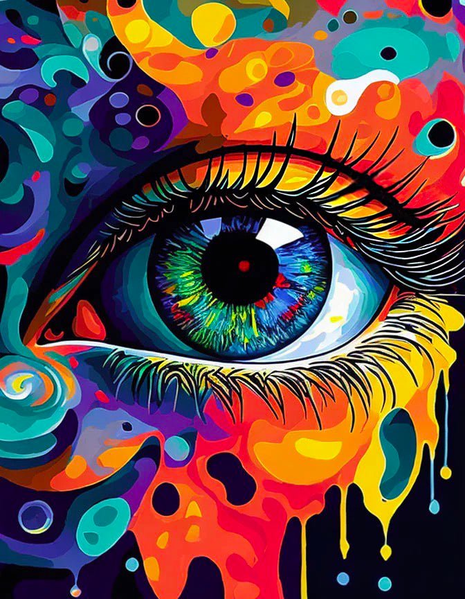 Psychedelic Art - Paint By Numbers - Painting By Numbers