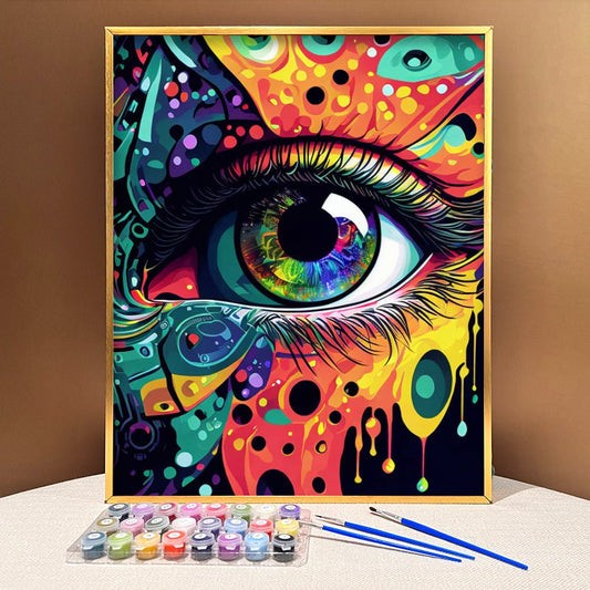 ArtVibe™ Mystical Eyes Collection (EXCLUSIVE) - Futuristic Fascination (16"x20") - ArtVibe Paint by Numbers