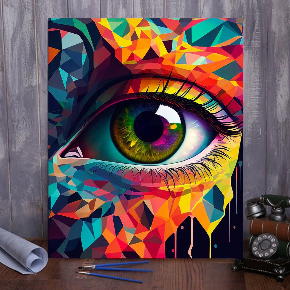 ArtVibe™ Mystical Eyes Collection (EXCLUSIVE) - Pop Art Gaze (16"x20") - ArtVibe Paint by Numbers
