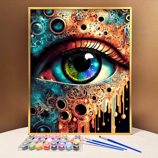 ArtVibe™ Mystical Eyes Collection (EXCLUSIVE) - Steampunk (16"x20") - ArtVibe Paint by Numbers