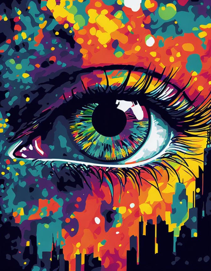 ArtVibe™ Mystical Eyes Collection (EXCLUSIVE) - Urban Gaze (16"x20") - ArtVibe Paint by Numbers