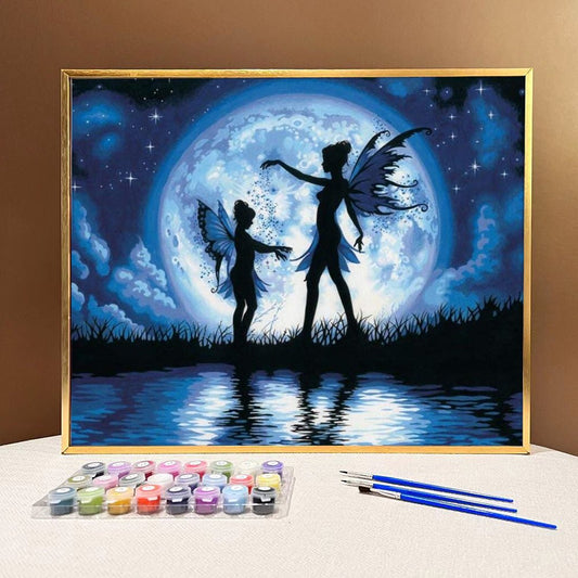 Empower Your Soul and Soothe Your Spirit with ArtVibe™ DIY Painting By Numbers - Fairy Ritual (16x20" / 40x50cm), A Mystical and Enriching Art Experience That Brings Inner Peace and Calmness - ArtVibe Paint by Numbers
