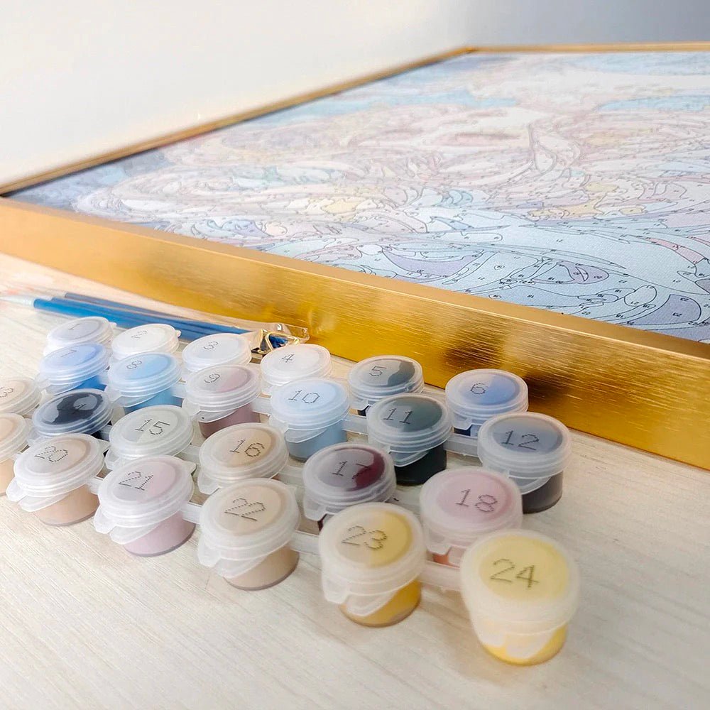 Relaxing Ocean View Paint by Numbers – Art Providore