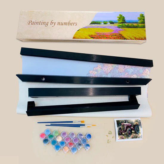 Experience Serenity and Boost Creativity with ArtVibe™ DIY Painting By Numbers Kit - Fuji Blossom Vista (16"x20"/40x50cm) - ArtVibe Paint by Numbers