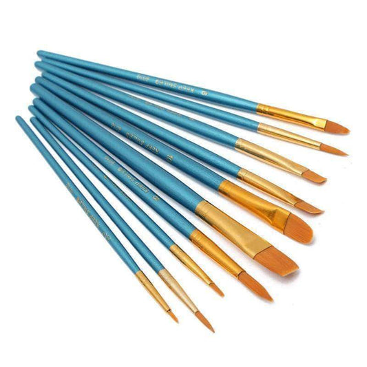 Extra 10 Pcs High Quality Paint Brushes - ArtVibe Paint by Numbers
