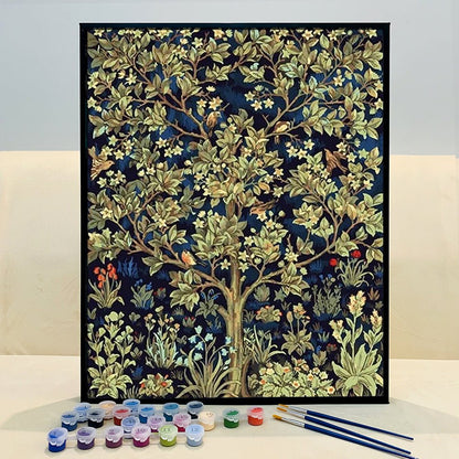 Unwind and De-stress with ArtVibe™ DIY Painting By Numbers - Tree of Life (16"x20"/40x50cm) - ArtVibe Paint by Numbers