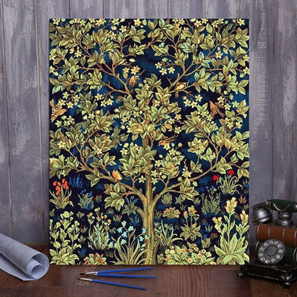 Aestalrcus Tree of Life Paint by Number for Adults Canvas, Acrylic Paint by  Numb